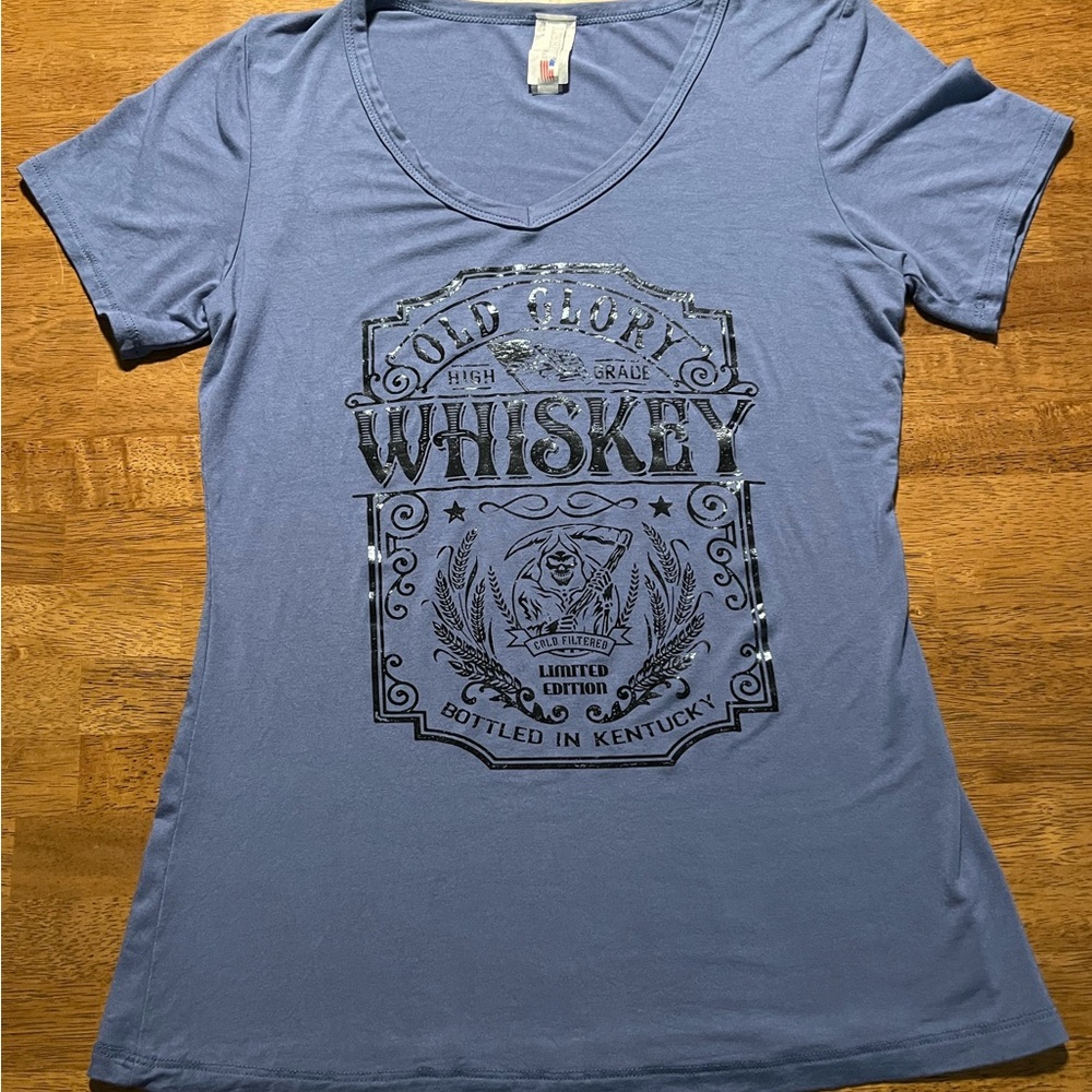 Graphic T-Shirt - Old Glory Whiskey - Women’s Size Large